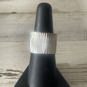 Beautiful Anna Beck Textured Sterling Silver Ring.